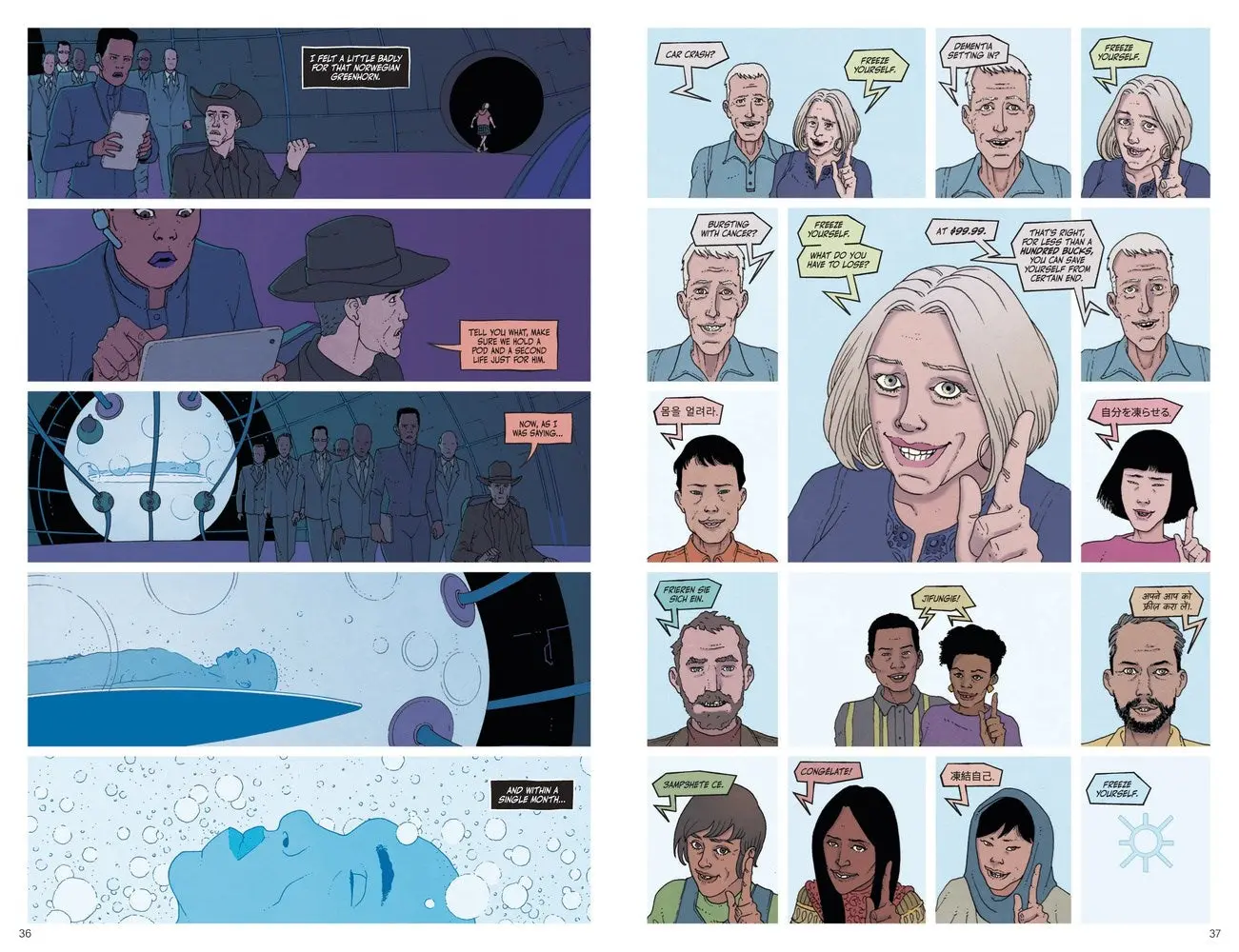 Human Nature Book 1:  A Satirical Science Fiction Graphic Novel - Image 5