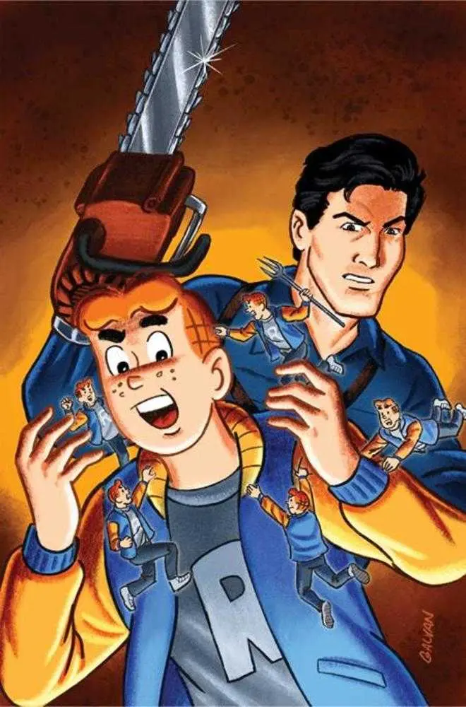 Archie X Army Of Darkness #2 Cover K Inc 1:20 Bill Galvan Full Art Variant