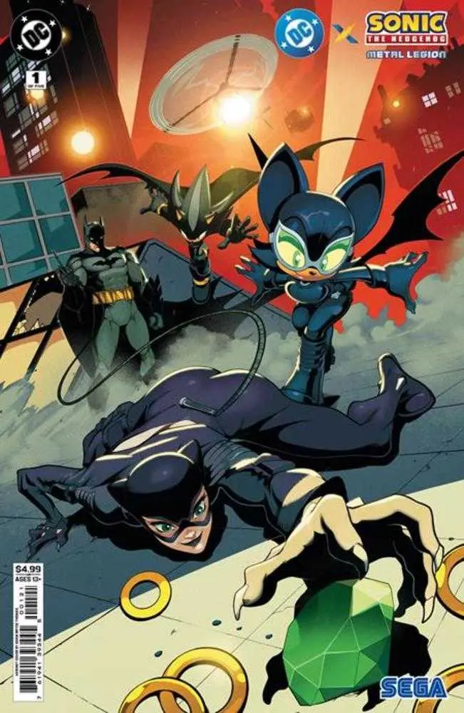 DC X Sonic The Hedgehog: The Metal Legion #1 (Of 5) Cover B Adam Bryce Thomas Card Stock Variant