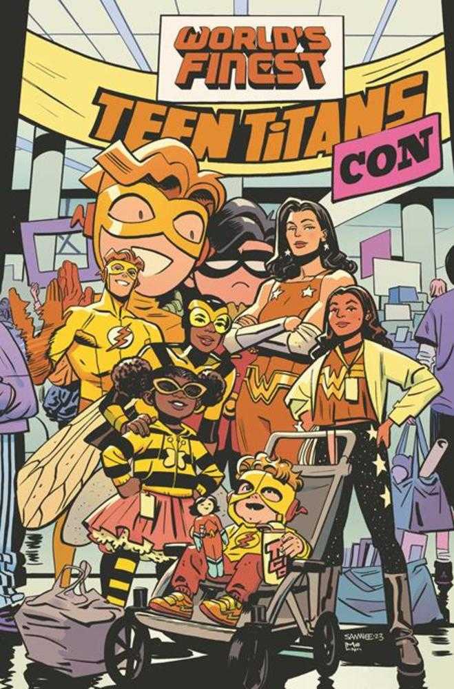 Worlds Finest Teen Titans #3 (Of 6) Cover A Chris Samnee & Mat Lopes - Image 2
