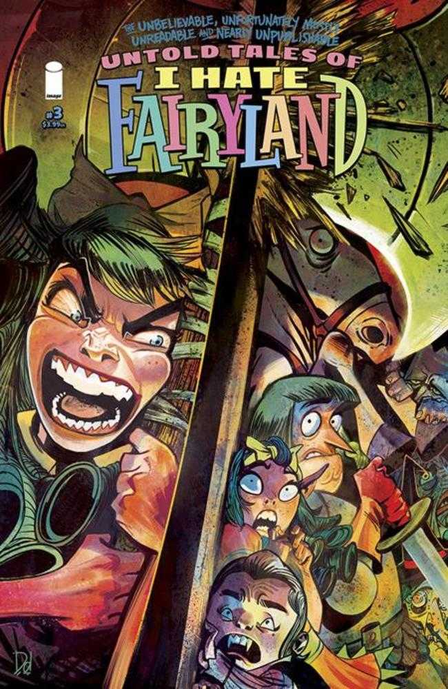 Unbelievable Unfortunately Mostly Unreadable And Nearly Unpublishable Untold Tales Of I Hate Fairyland #3 (Of 5) Mike Del Mundo - Image 2