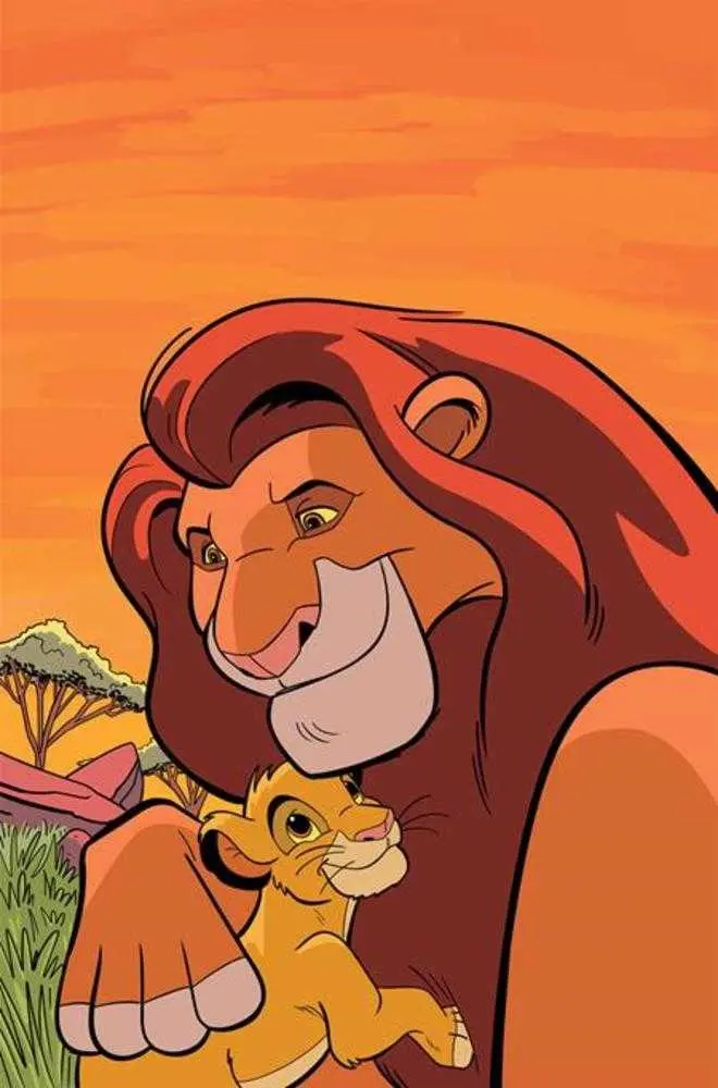 Lion King #2 Cover F 1 in 10 Jacob Edgar Full Art Variant