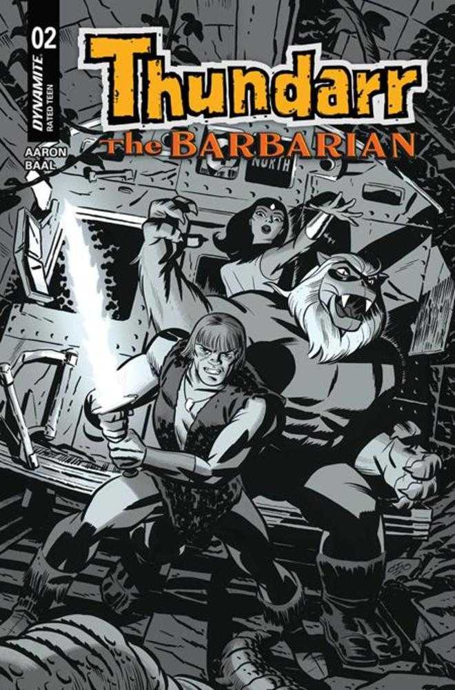 Thundarr The Barbarian #2 Cover F 1 in 10 Michael Cho Line Art Variant