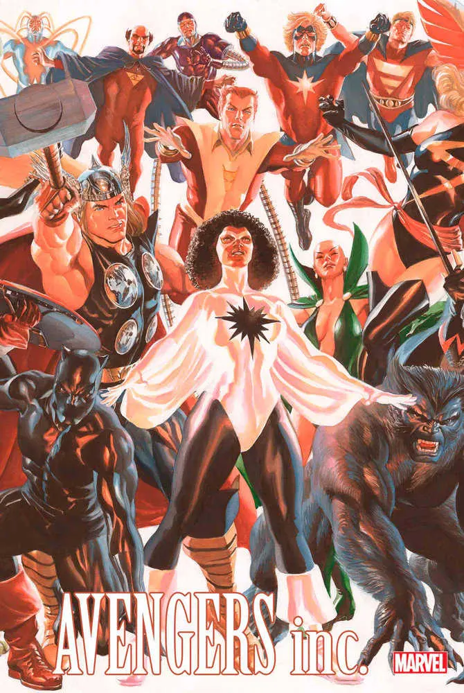 Avengers Inc. 1 Alex Ross Connecting Avengers Variant Part C - Image 2