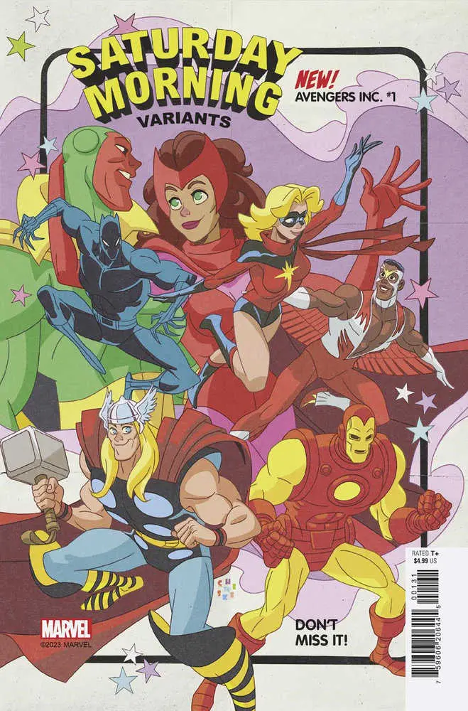 Avengers Inc. 1 Sean Galloway Saturday Morning Variant - Image 2