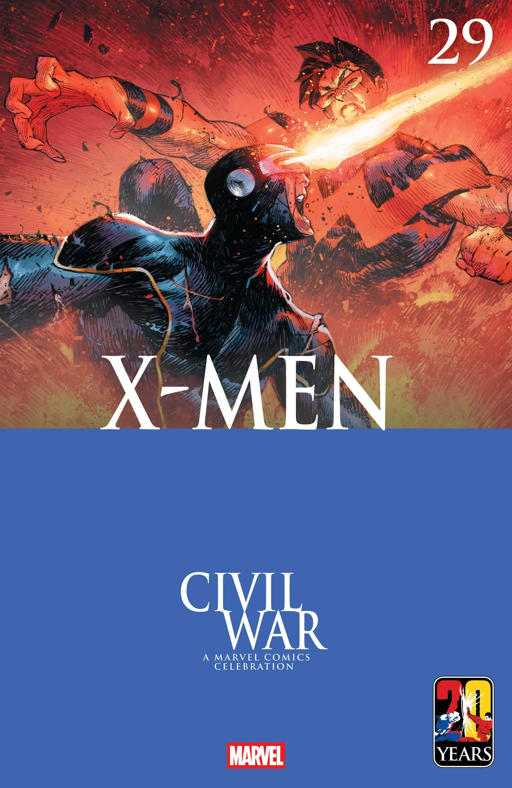X-Men #29 Dike Ruan Civil War Celebration Variant