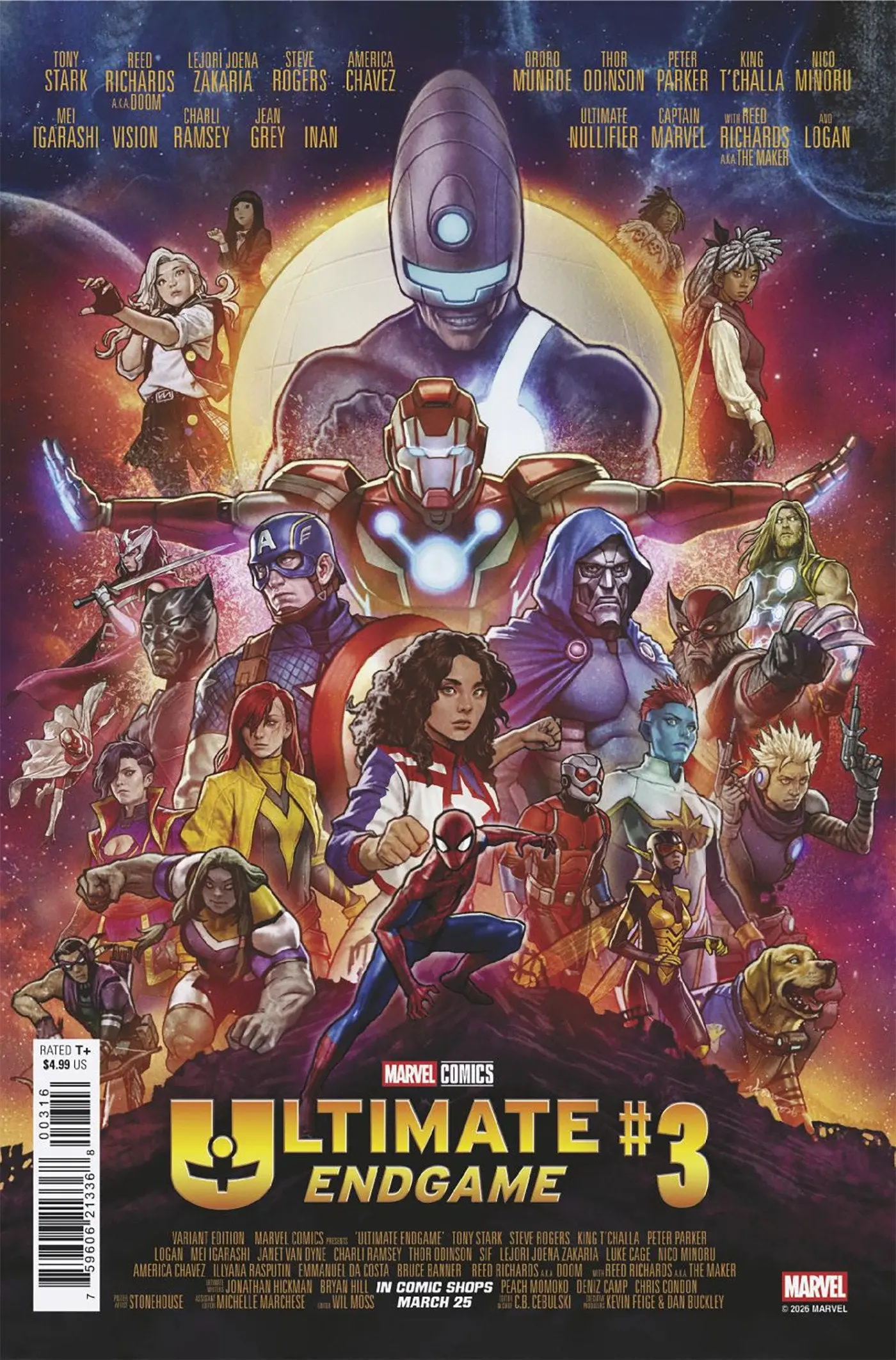 Ultimate Endgame #3 Stonehouse Homage Variant