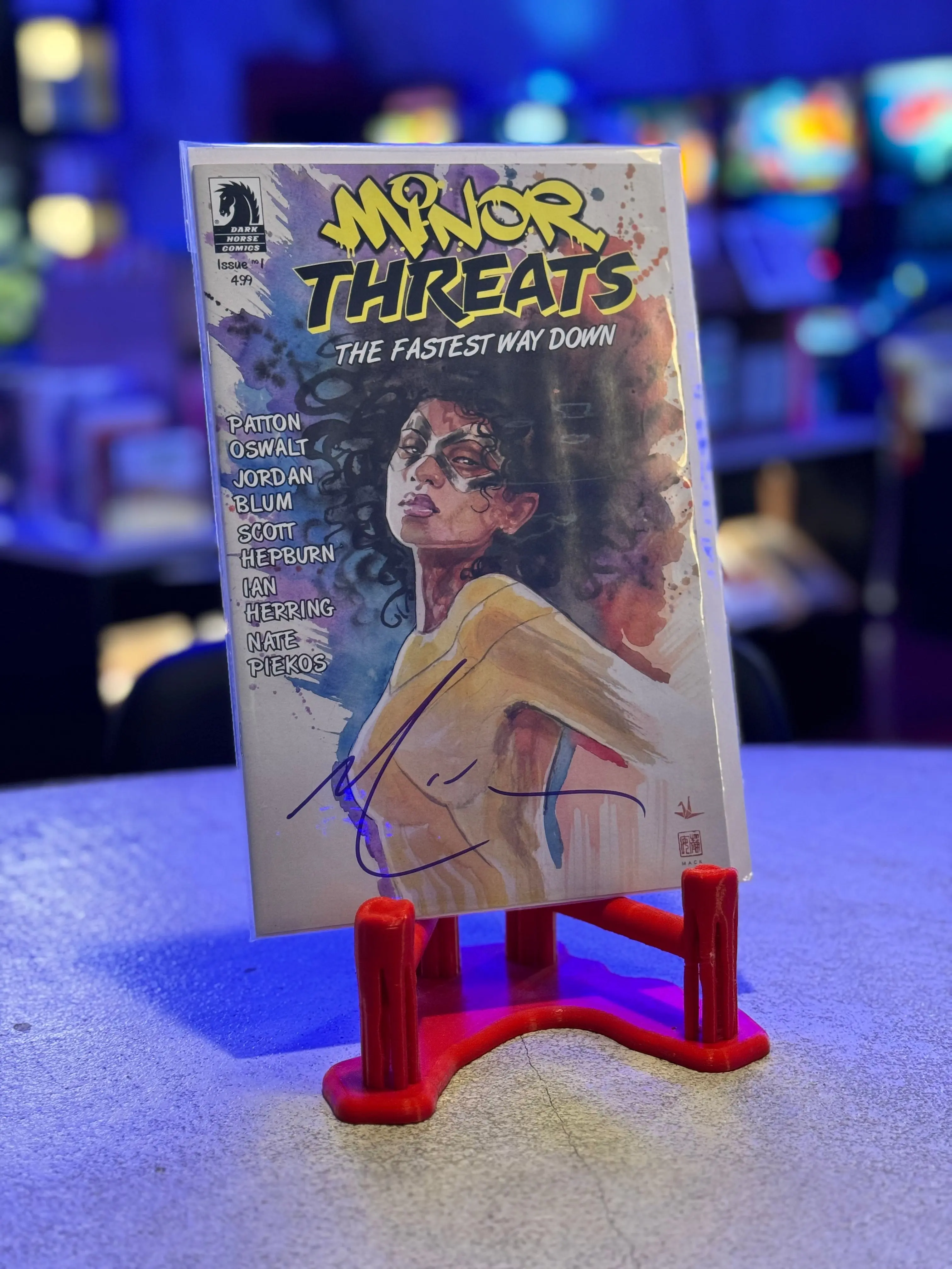 Minor Threats: The Fastest Way Down #1 (Cover E) (1 in 10) - Signed by David Mack - Image 2