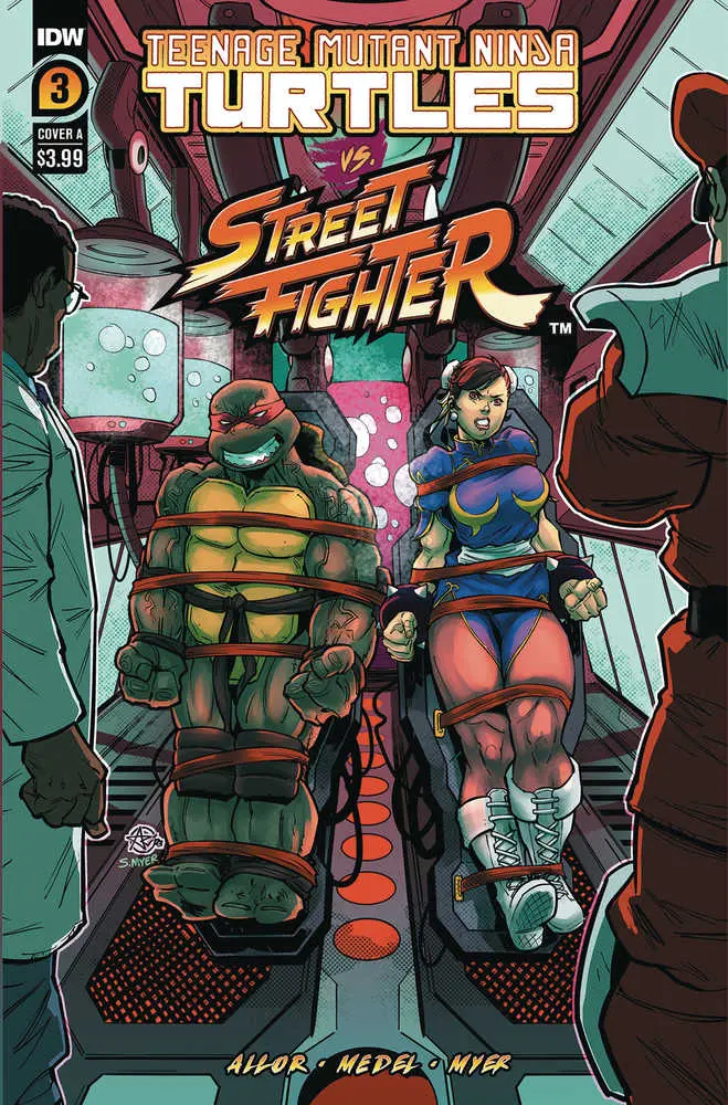 Teenage Mutant Ninja Turtles vs Street Fighter #3 (Of 5) Cover A Medel - Image 2