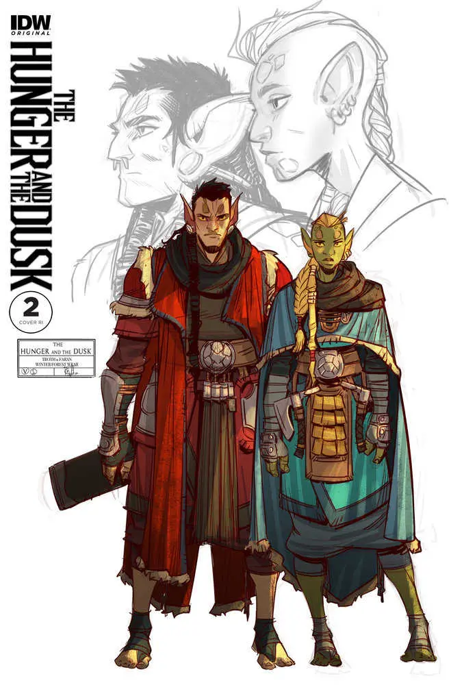 The Hunger And The Dusk #2 Variant Ri (10) (Wildgoose Character Sketch) - Image 2