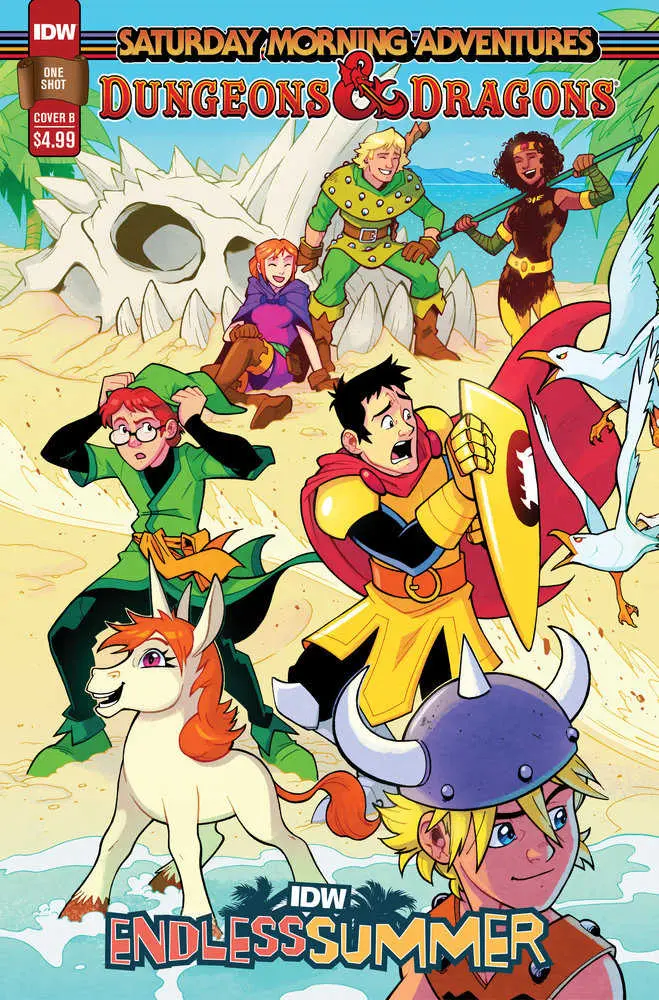 Idw Endless Summer--Dungeons & Dragons: Saturday Morning Adventures Variant B (Lawrence Connected Cover) - Image 2