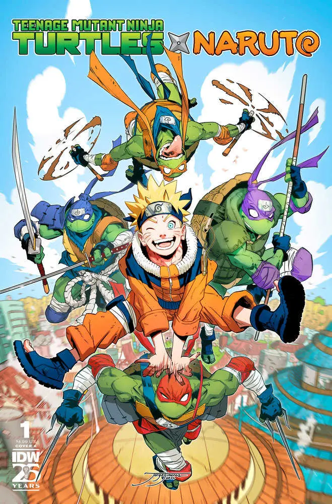 Teenage Mutant Ninja Turtles X Naruto #1 Cover A (JiméNez) - Image 2