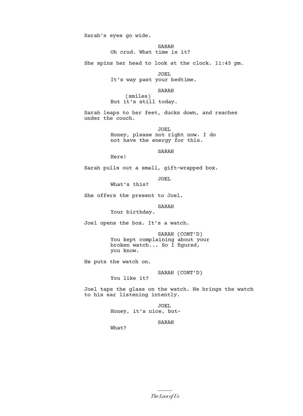 The Last Of Us: Part I And Part II Scripts - Image 4