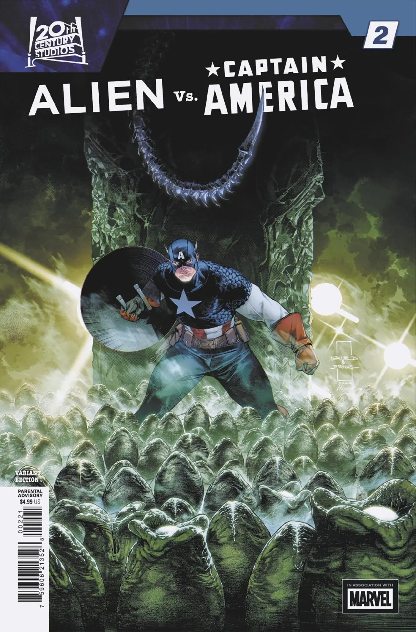 Alien vs. Captain America #2 - Image 2