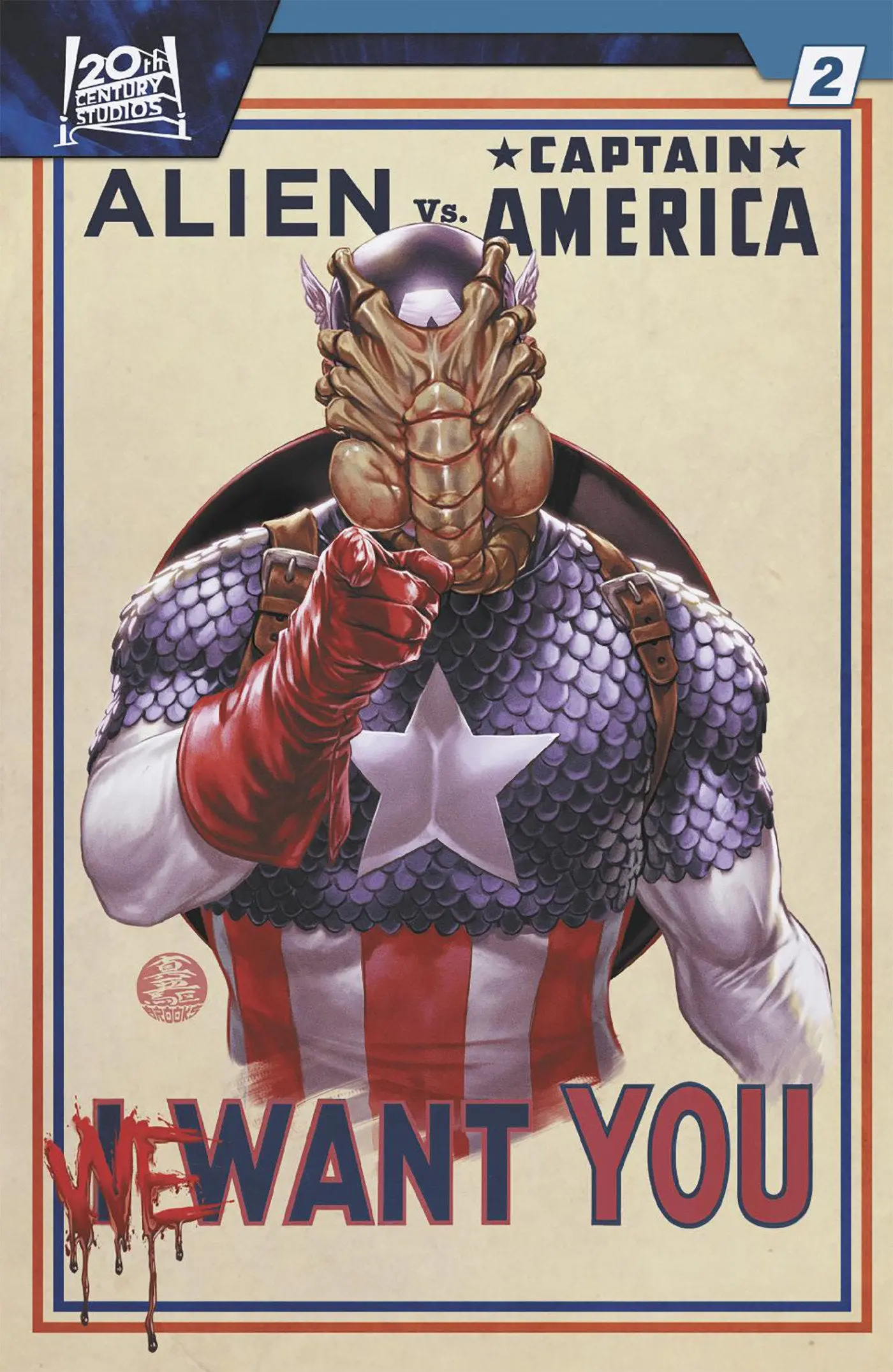 Alien vs. Captain America #2 - Image 3