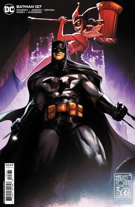 Batman #127 CVR D Stephen Segovia Harley Quinn 30Th Anniversary Card Stock Var - Image 2