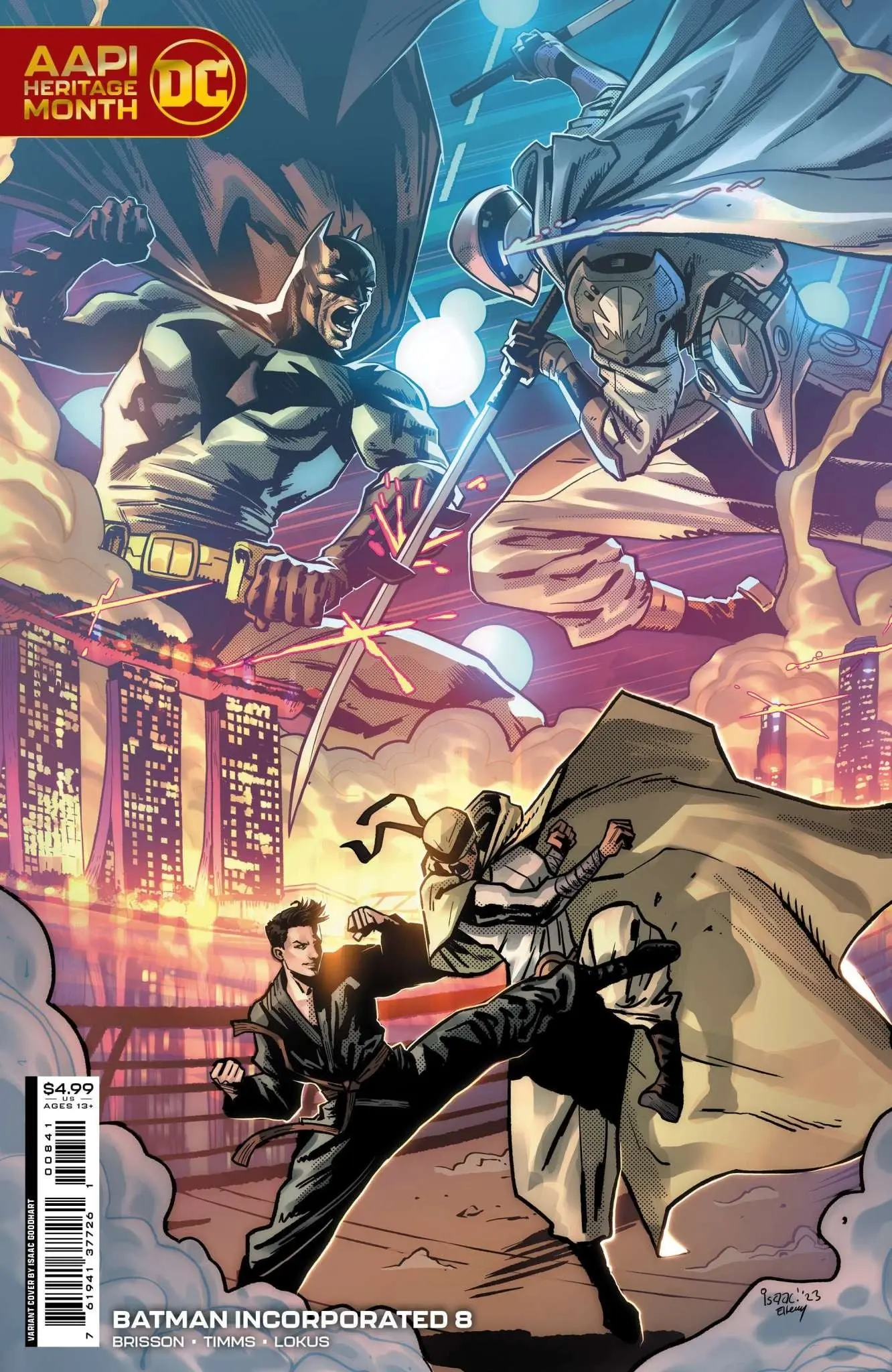 Batman Incorporated #8 Cvr C Isaac Goodhart Aapi Heritage Month Card Stock Var - Image 2