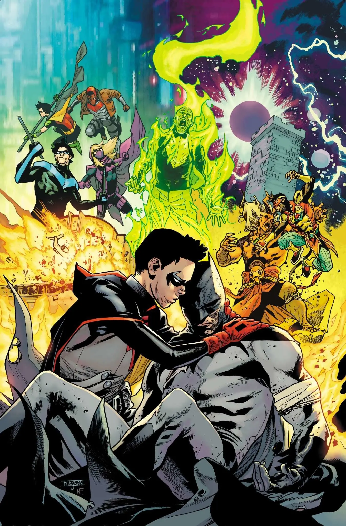 Batman Vs Robin #5 (Of 5) Cvr A Mahmud Asrar (Lazarus Planet)