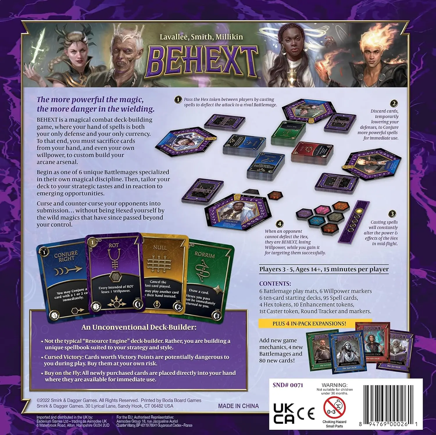 Behext: Unique Deck Building Game with Hexes and Curses - Image 2
