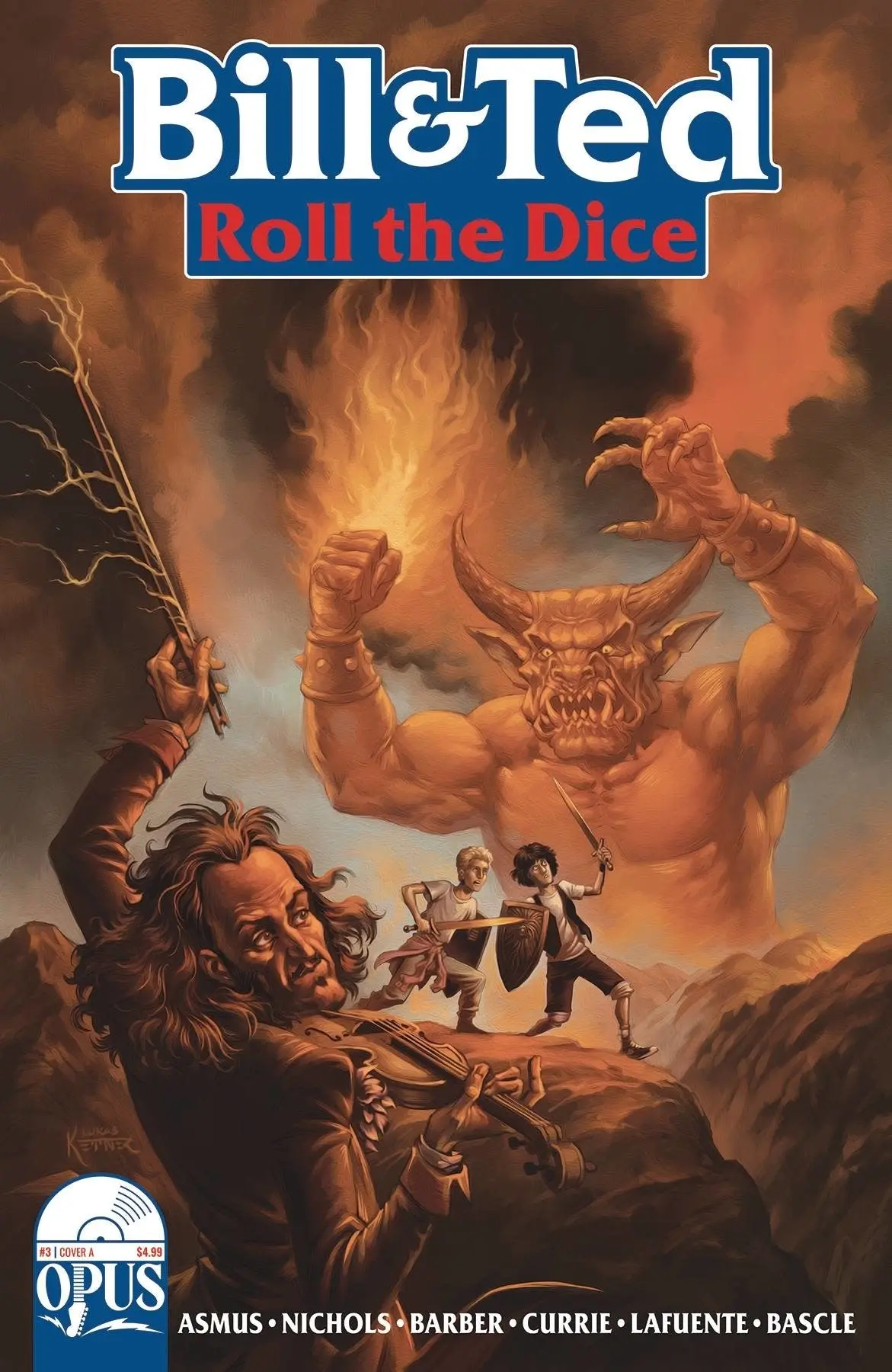 Bill & Ted Roll Dice #3 Cvr A Ketner - Image 3