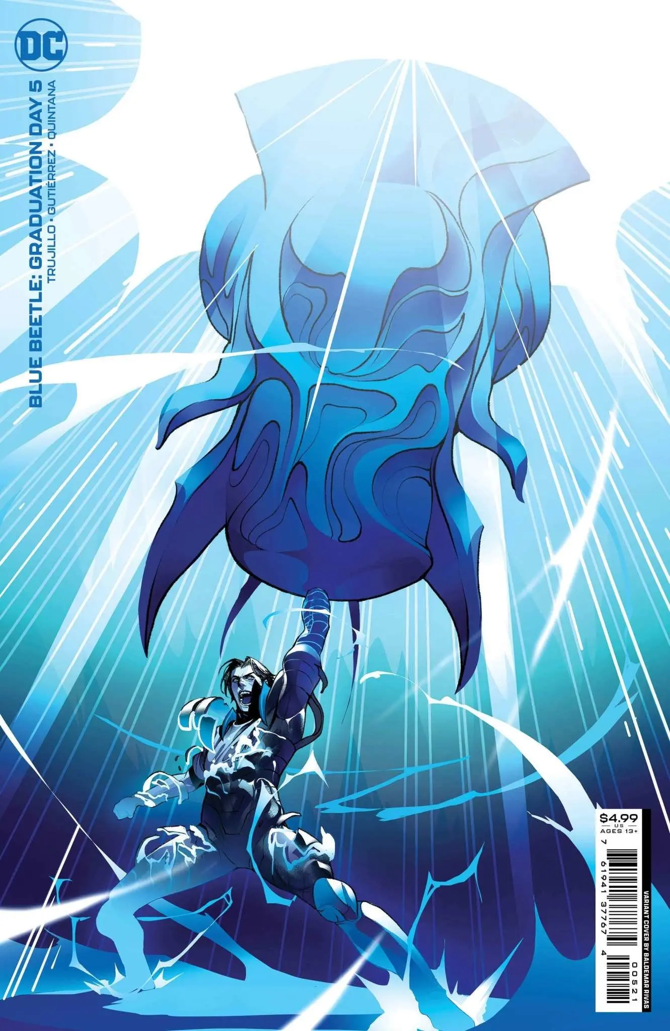 Blue Beetle Graduation Day #5 (Of 6) Cvr B Baldemar Rivas Card Stock Var