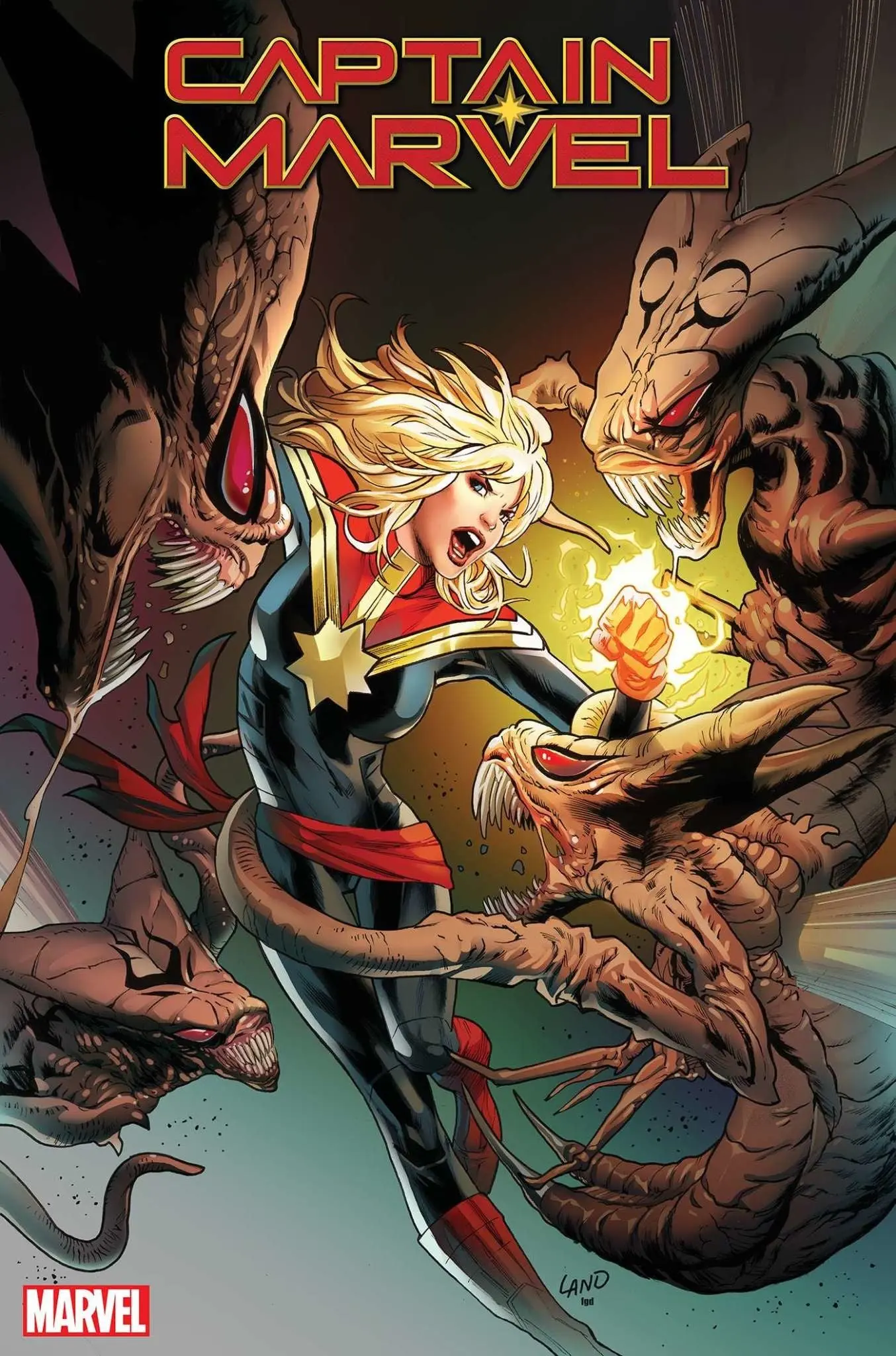 Captain Marvel 46 Land Variant - Image 2