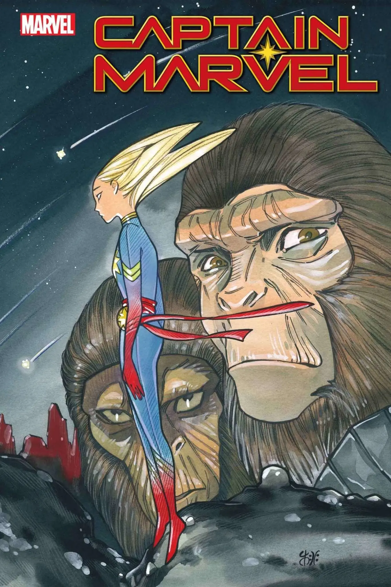 Captain Marvel 46 Momoko Planet Of The Apes Variant - Image 2