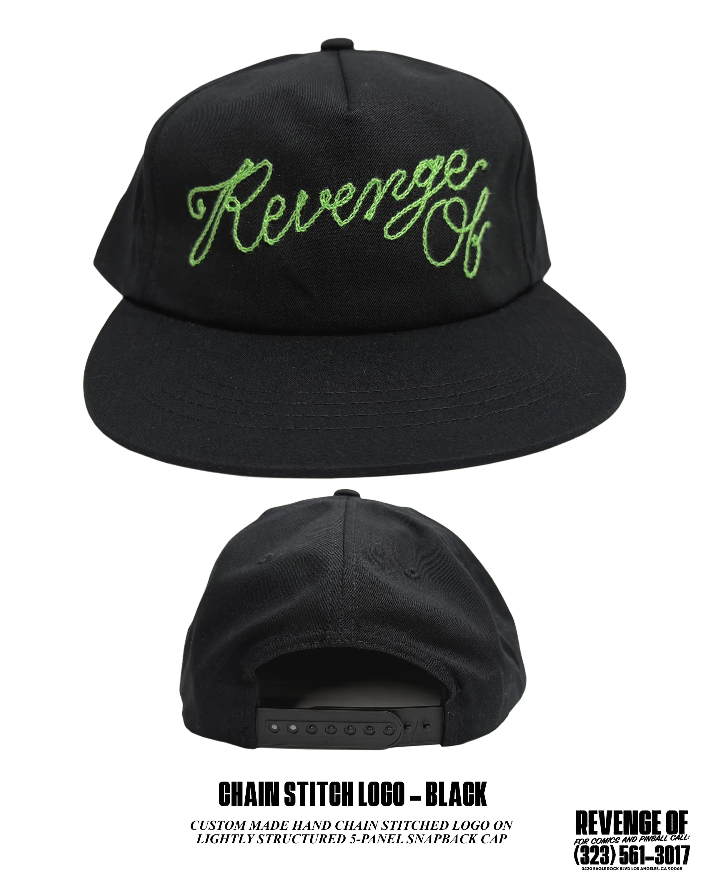 Chain Stitch Logo Hat - Image 2