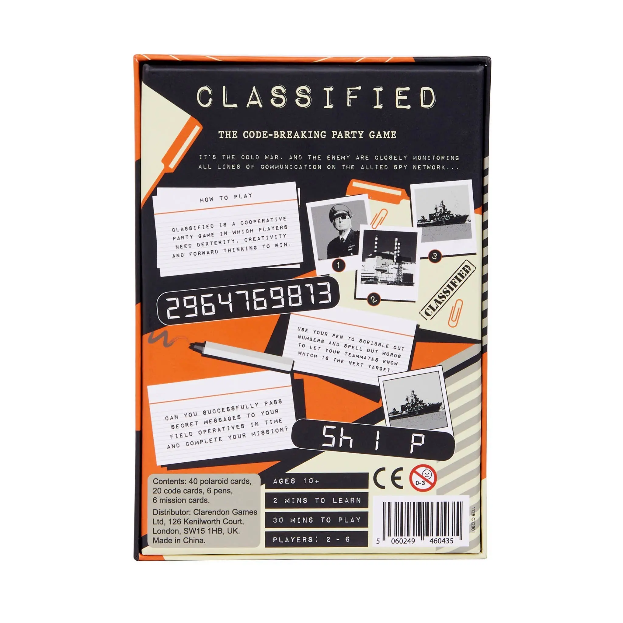 Classified Spy Team Board Game - Image 3