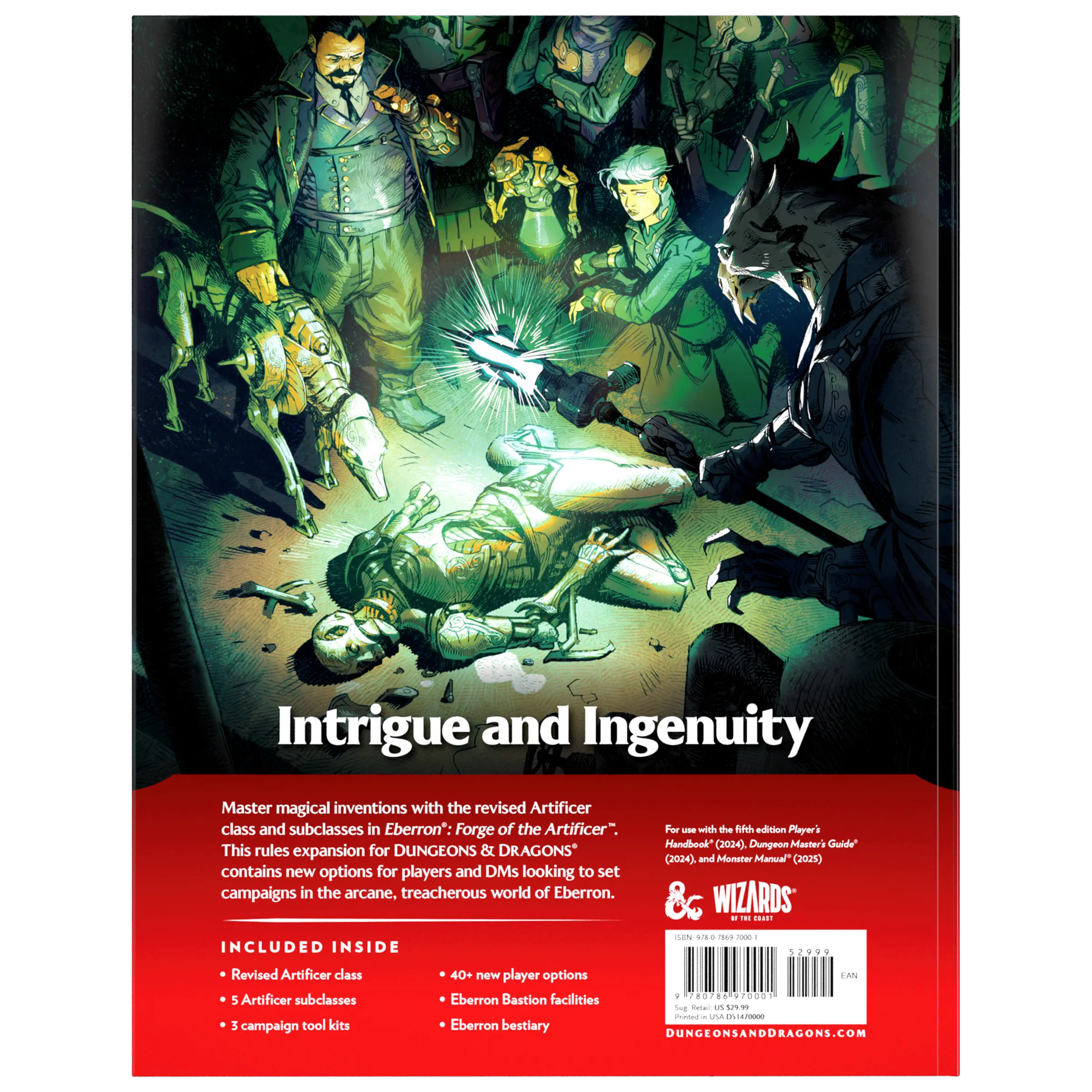 Dungeons & Dragons RPG: Eberron - Forge of the Artificer Hard Cover - Image 2