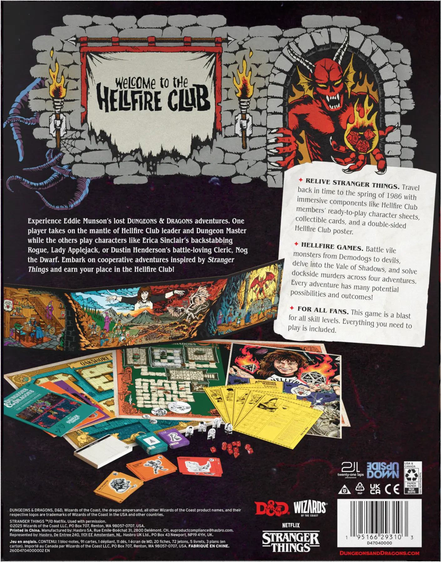 Dungeons & Dragons RPG: Stranger Things - Welcome to the Hellfire Club Box Set - Image 3