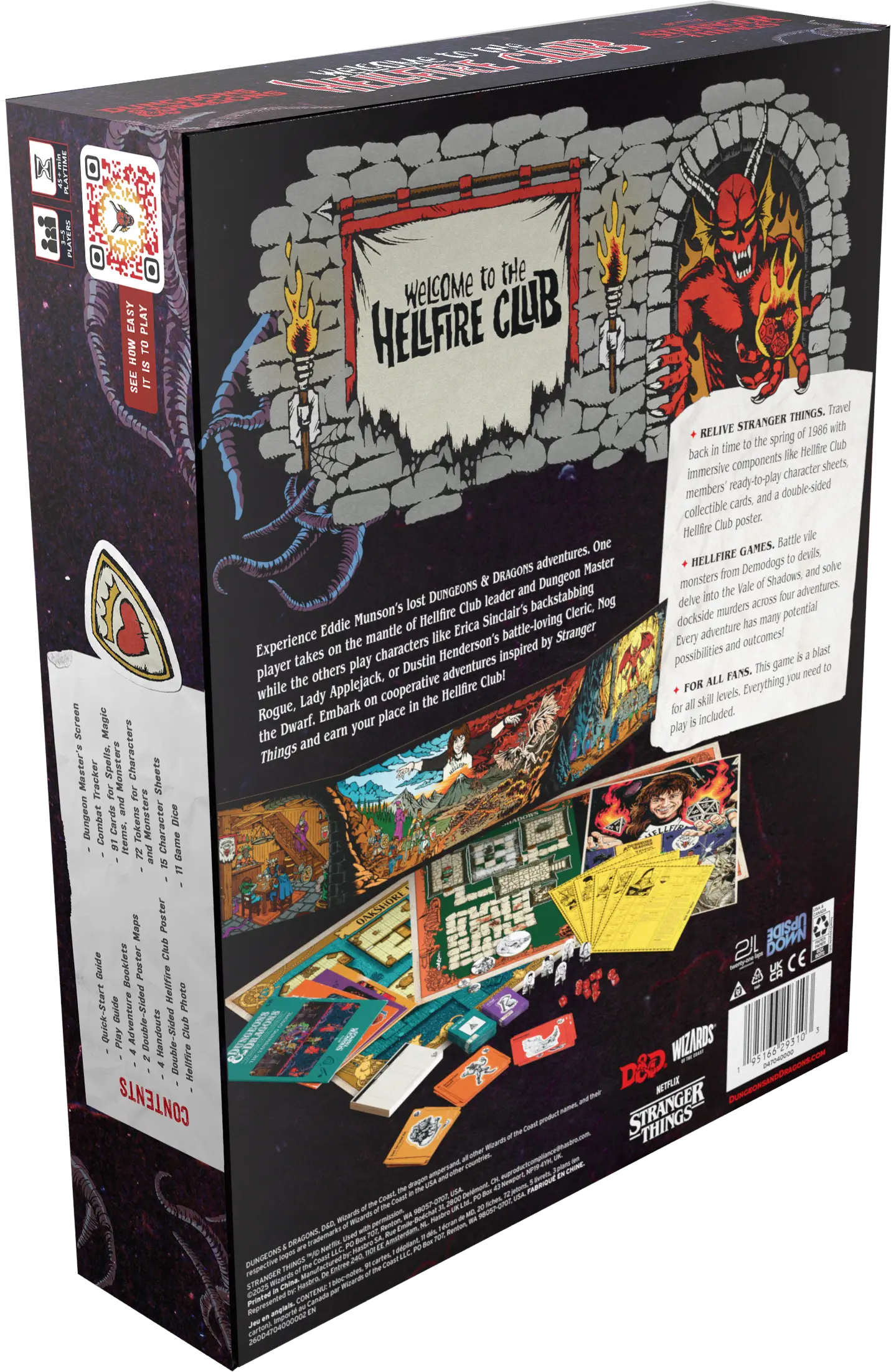 Dungeons & Dragons RPG: Stranger Things - Welcome to the Hellfire Club Box Set - Image 4