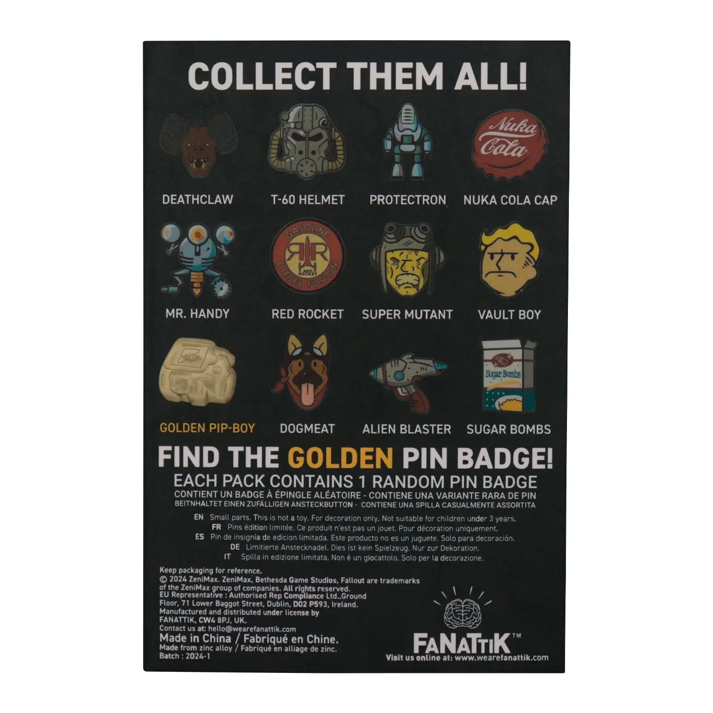 Fallout Mystery Mini Pin - Image 3