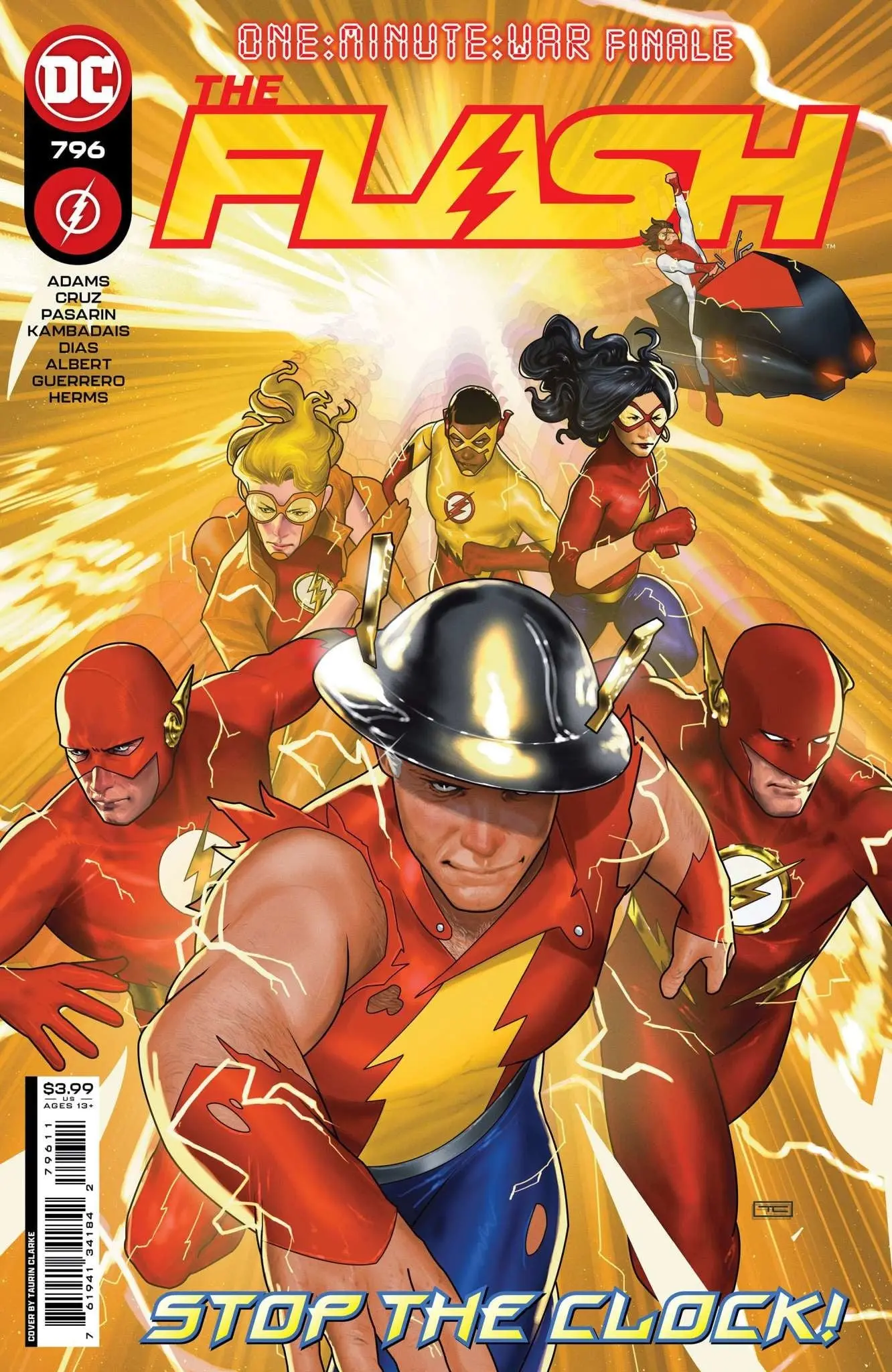 Flash #796 Cvr A Taurin Clarke (One-Minute War) - Image 2