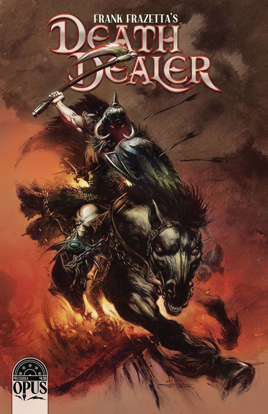 Frank Frazetta Death Dealer #9 Cvr A Manco - Image 2