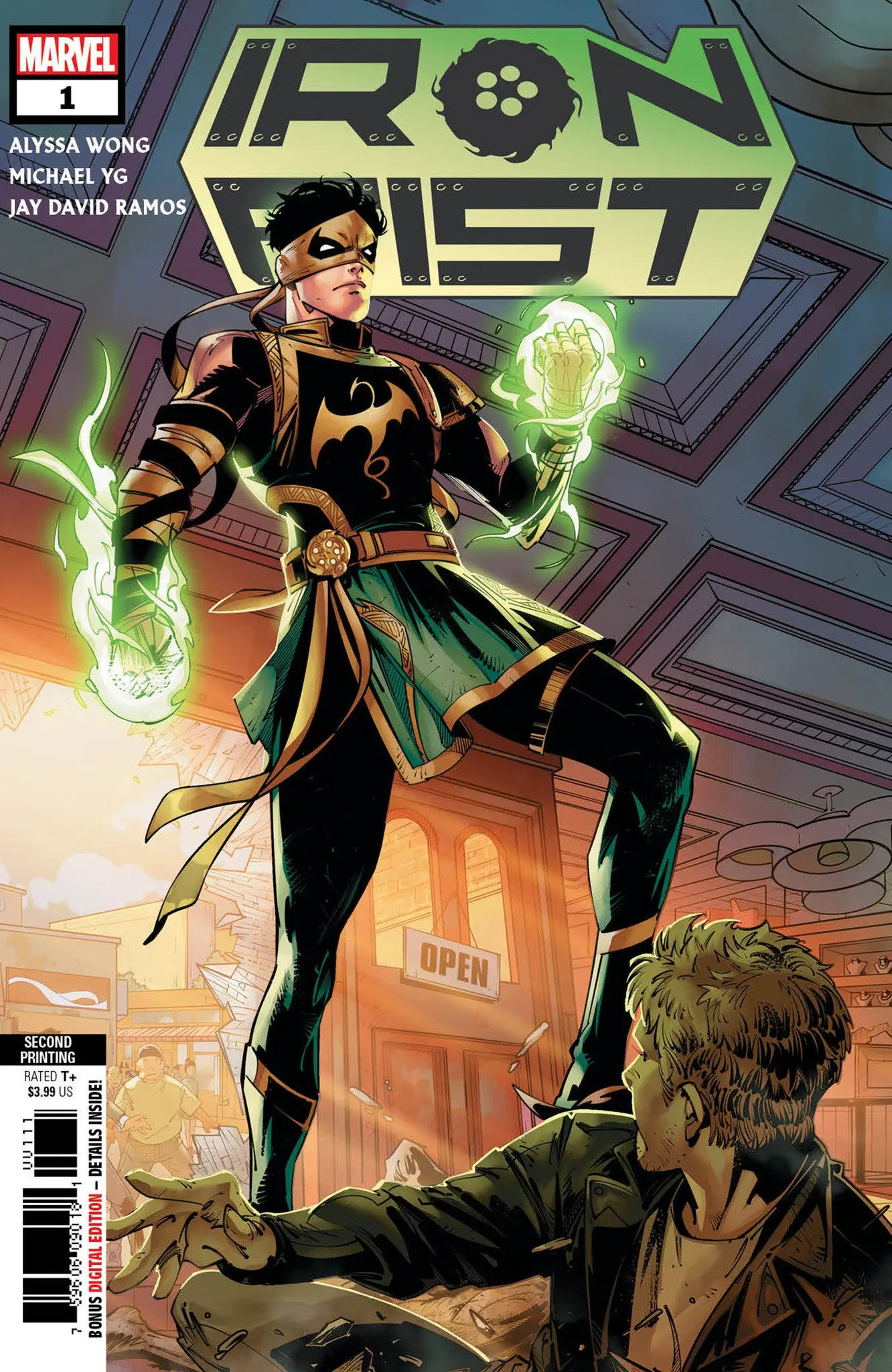 Iron Fist 1 Michael Yg 2nd Printing Variant - Image 2