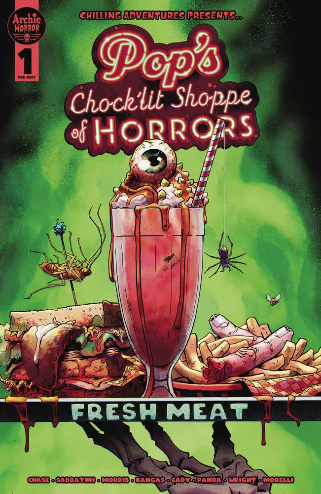 Pops Chocklit Shoppe Of Horrors Fresh Meat Cover A Gorham - Image 2