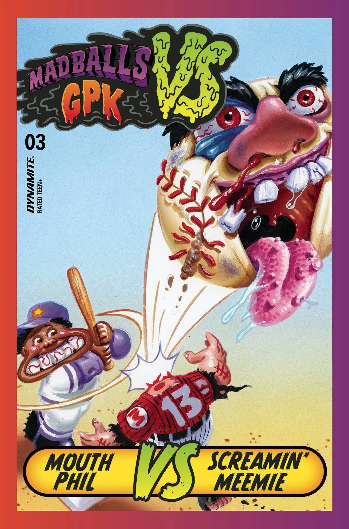 Madballs Vs Garbage Pail Kids #3 Cvr C Trading Card - Image 2