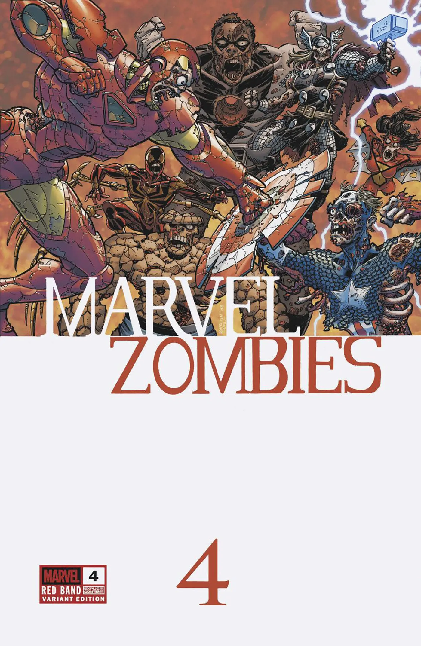 Marvel Zombies: Red Band #4 [Polybagged] - Image 3