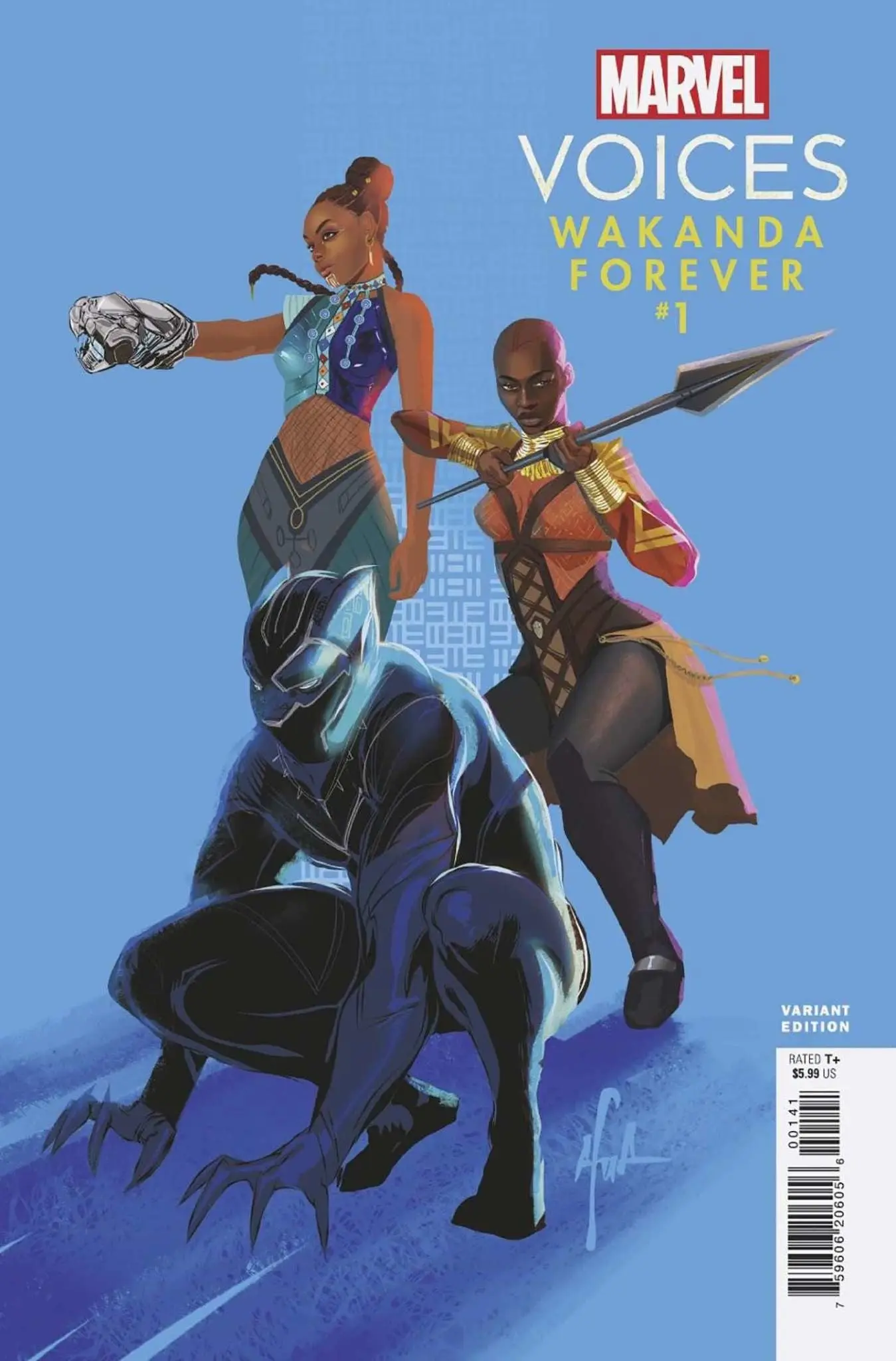 Marvel's Voices: Wakanda Forever 1 Richardson Variant - Image 2