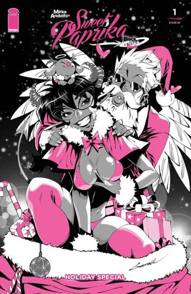 Mirka Andolfos Sweet Paprika Black White & Pink Holiday Special (One Shot) (Mature) - Image 2
