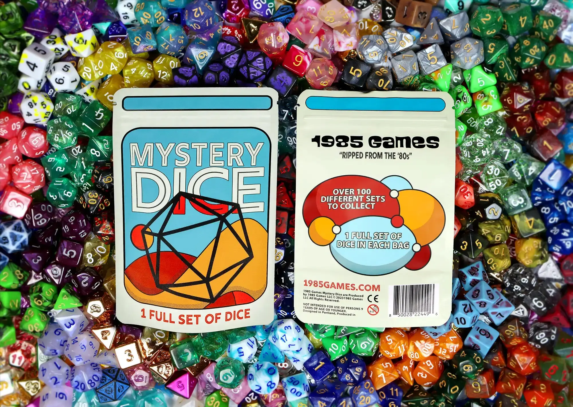 Mystery Dice - full set of 7 Polyhedral Dice - Image 6