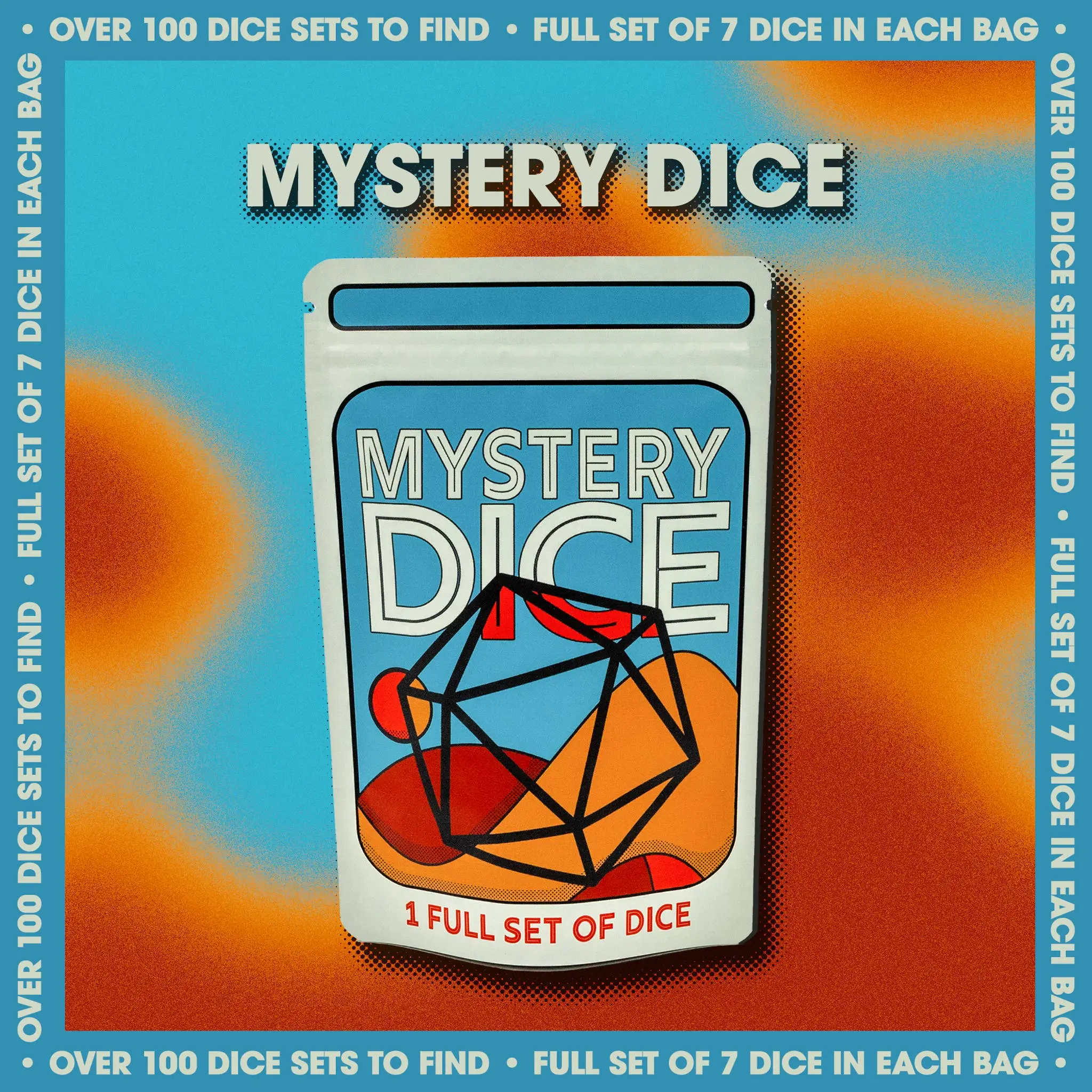 Mystery Dice - full set of 7 Polyhedral Dice - Image 7