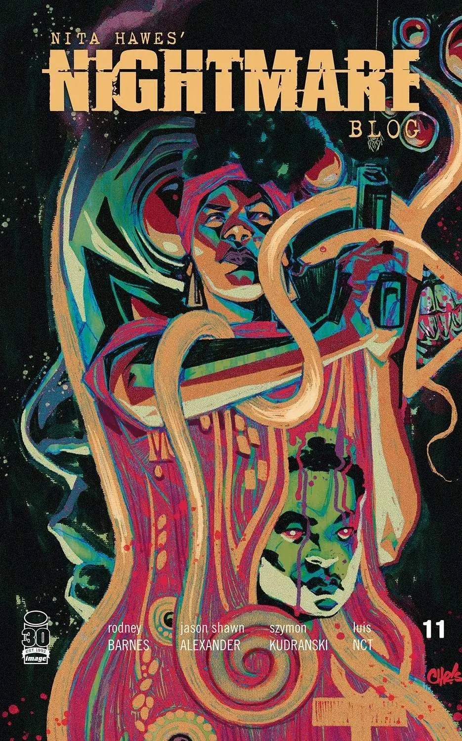 Nita Hawes Nightmare Blog #11 Cvr B Visions (MR)