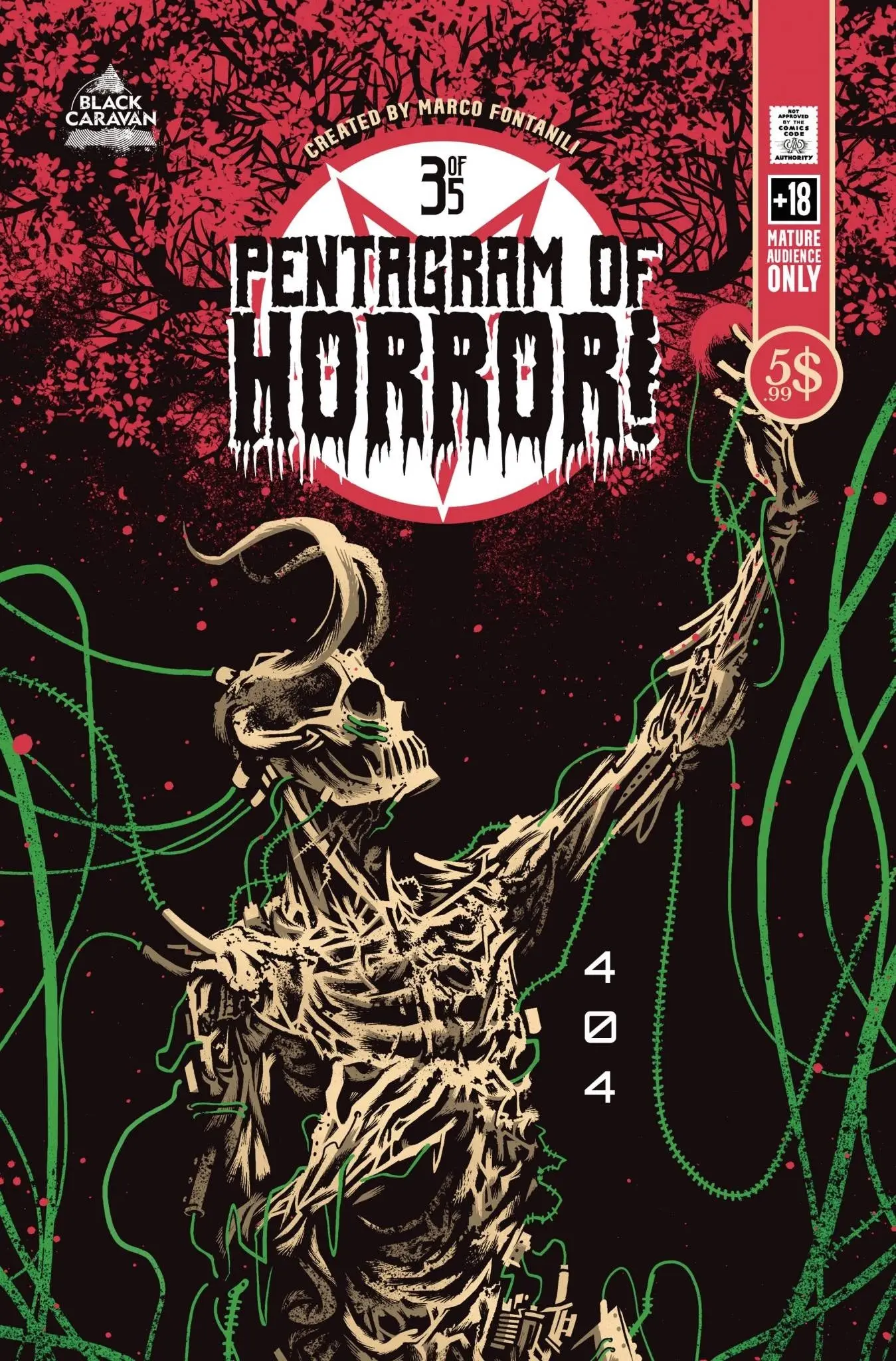 Pentagram Of Horror #3 CVR A Marco Fontanili (MR) - Image 3