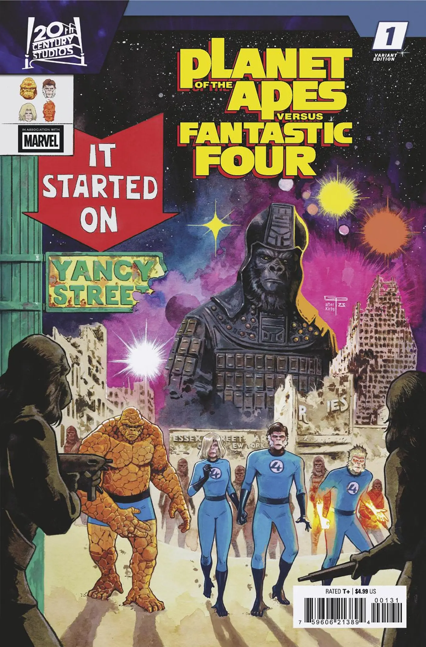 Planet Of The Apes vs. Fantastic Four #1 - Image 2