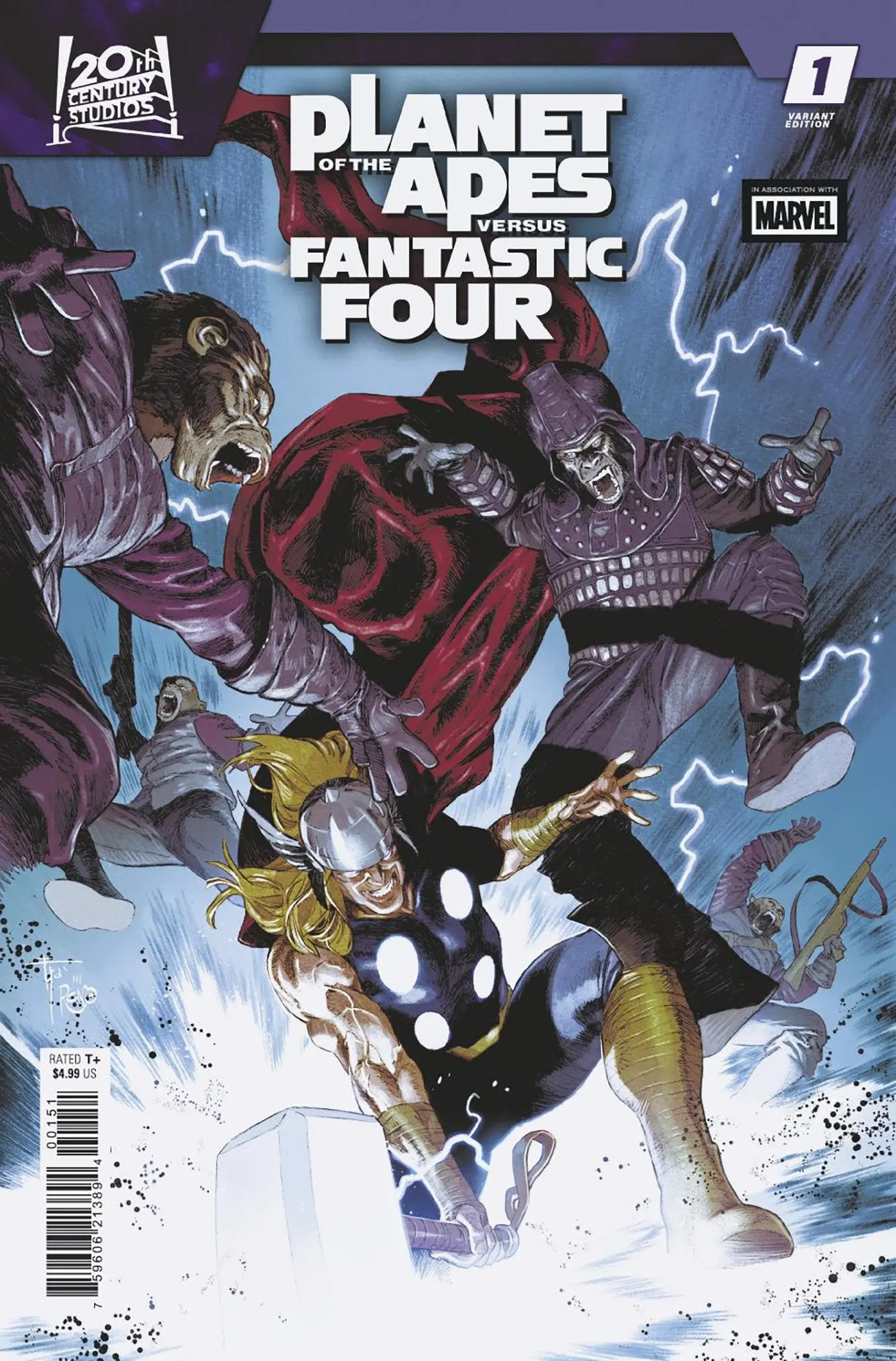 Planet Of The Apes vs. Fantastic Four #1 - Image 4