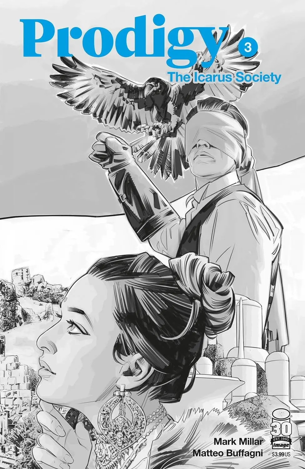 Prodigy Icarus Society #3 (Of 5) CVR B Buffagni B&W (MR) - Image 2