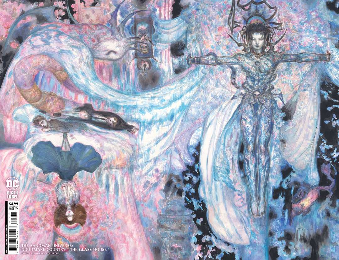 Sandman Universe Nightmare Country The Glass House #1 (Of 6) Cvr F Yoshitaka Amano Wraparound   Card Stock Var (MR) - Image 2