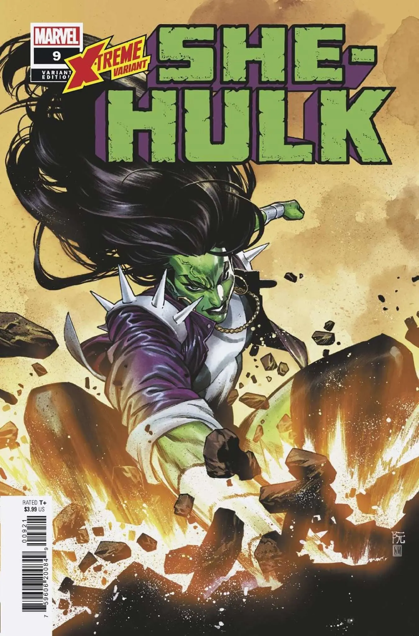 She-Hulk 9 Ruan X-Treme Marvel Variant - Image 2